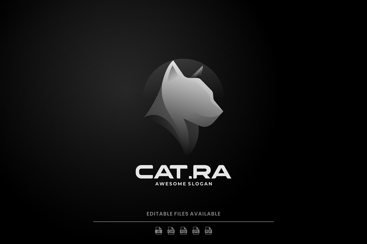 Cat Gradient Logo, a Branding & Logo Template by Artnivora.Std