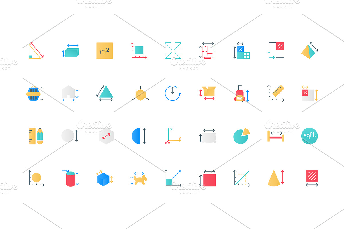 Size measurement, guide and tools to, an Object Illustration by Lemberg Vector