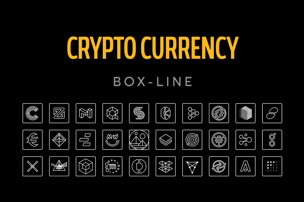 Cryptocurrency, a Symbol Font by BULENT YUKSEL (Photo 12 of 20)