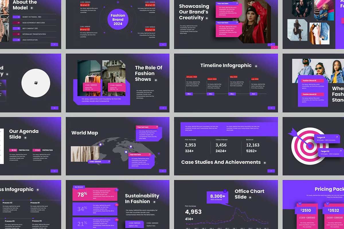 Fashion Brand Google Slides, PPoint, a Presentation Template by Fit-tee (Photo 2 of 2)