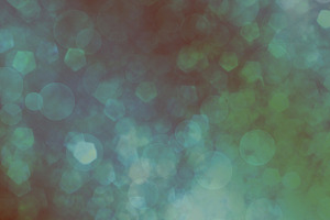 Shimmering Green Bokeh Photo