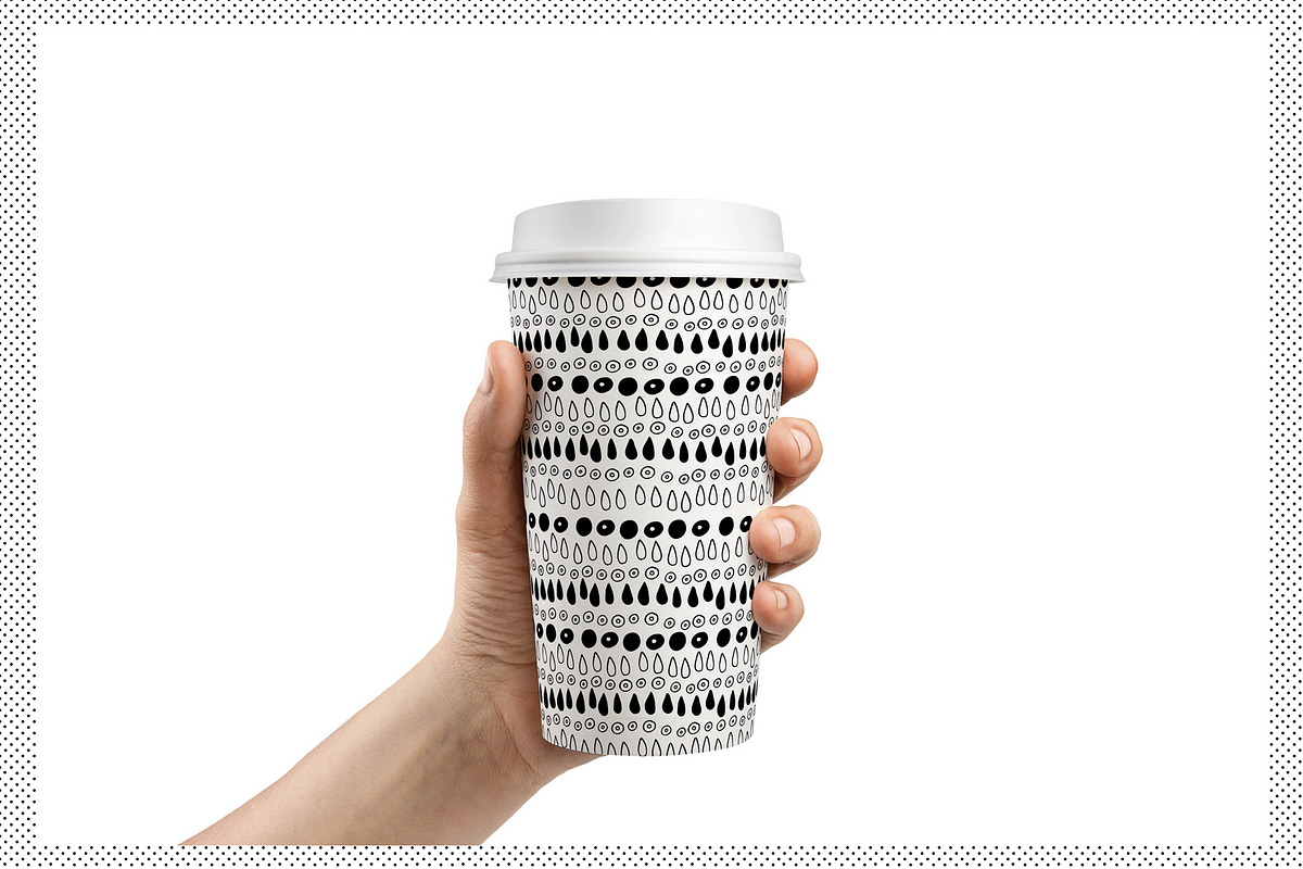 Hand Drawn B&W Pattern Collection, a Pattern Graphic by leffka (Photo 5 of 5)