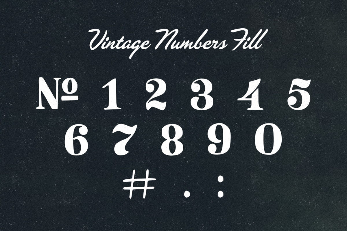 Vintage Number Pack preview 2