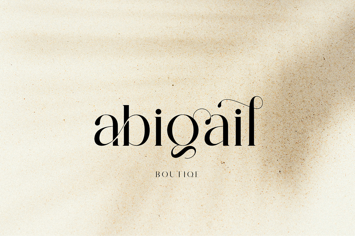 Baginda - Modern Ligature Typeface, a Serif Font by BOOSH Studio (Photo 7 of 14)