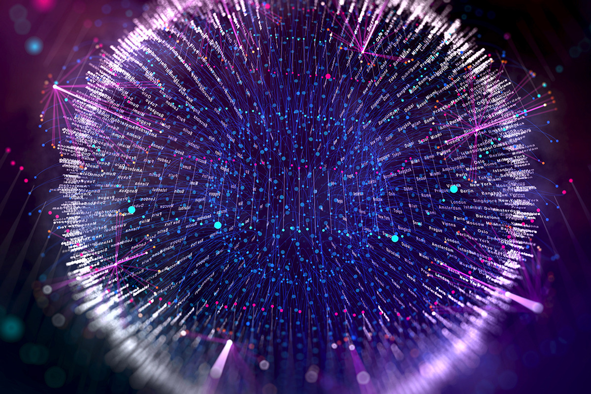 20 Big Data Abstract Backgrounds, a Technology Illustration by Handmadefont (Photo 17 of 19)