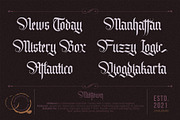 Midtown, a Blackletter Font by Omotu Studio (Thumbnail 7 of 12)