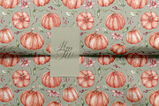 Watercolor pumpkins seamless pattern, a Pattern Graphic by SirenaArt (Thumbnail 13 of 13)