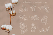 Abstract Minimalist Line Art Flowers, a Decorative Illustration by La Petite Line Art (Thumbnail 4 of 11)