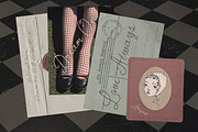 The Paper Doll Vintage Romantic Font, a Script Font by AnMark (Thumbnail 2 of 16)