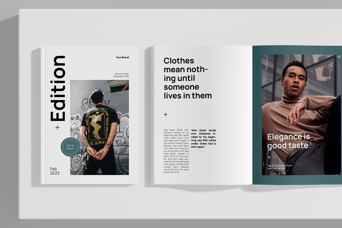 Edition - Magazine Lookbook, a Magazine Template by Neermana