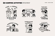 50 Camping Activities, an Illustration by monkik (Thumbnail 11 of 21)