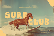 SURF CLUB - RETRO DISPLAY FONT DUO, a Handwritten Font by Brooke Taylor Creative Co (Thumbnail 1 of 4)