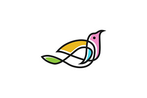 Bird Line Art Logo
