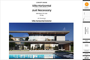 Villa Horizontal 3D, an Architecture 3D Model by Just Necessary (Thumbnail 15 of 21)
