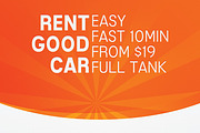Car Rental Flyer Template, a Flyer Template by Krukowski Graphics (Thumbnail 3 of 3)