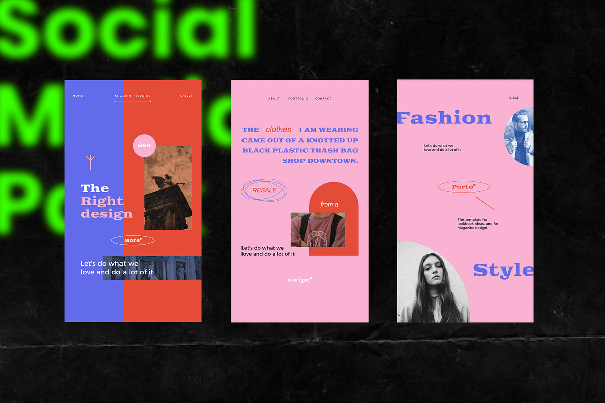KNOCKIN - New Hype Social Media, a Social Media Template by Dirtytemp Studio (Photo 10 of 14)