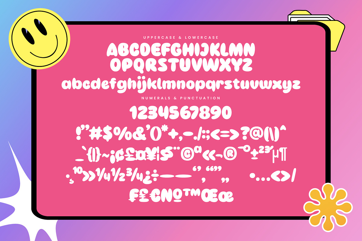 Pufypop Bubble Display Font, a Sans Serif Font by Jaruka (Photo 8 of 10)