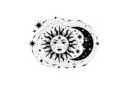 Sun Moon Celestial Mandala Bundle, an Illustration by Gaye Art (Thumbnail 25 of 31)