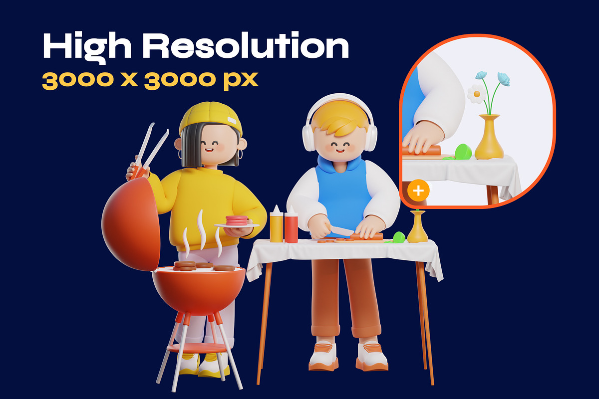 Christmas and New Year 3D Character, a Characters & Person 3D Model by orenjidesign (Photo 3 of 8)