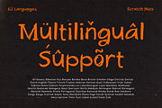 Scratch Notes, a Handwritten Font by LetterStuff Typefoundry (Thumbnail 4 of 10)