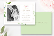 Save the Date Photo Card PSD, an Invitation Template by By Stephanie Design (Thumbnail 4 of 7)