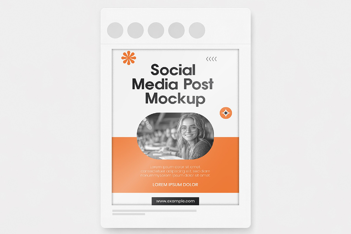 Instagram Social Media Post Mockup, a Social Media Template by studiogstock (Photo 1 of 2)