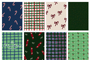 Hand-Painted Christmas Backgrounds, a Background Graphic by Madiwaso (Thumbnail 12 of 15)