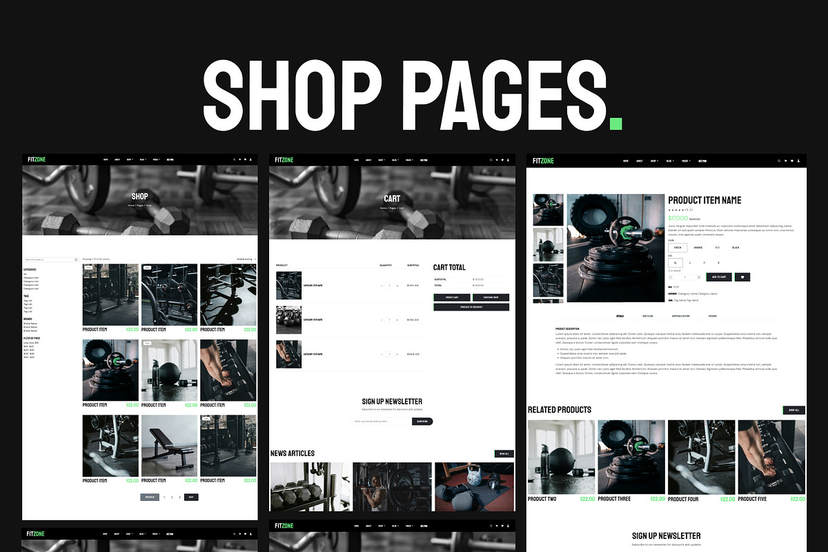 Fitzone – Fitness and Gym Center, a HTML Template by TemplatesJungle (Photo 3 of 5)