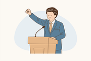 The Campaign Trail Illustration, an Object Graphic by Jump Studio (Thumbnail 7 of 12)