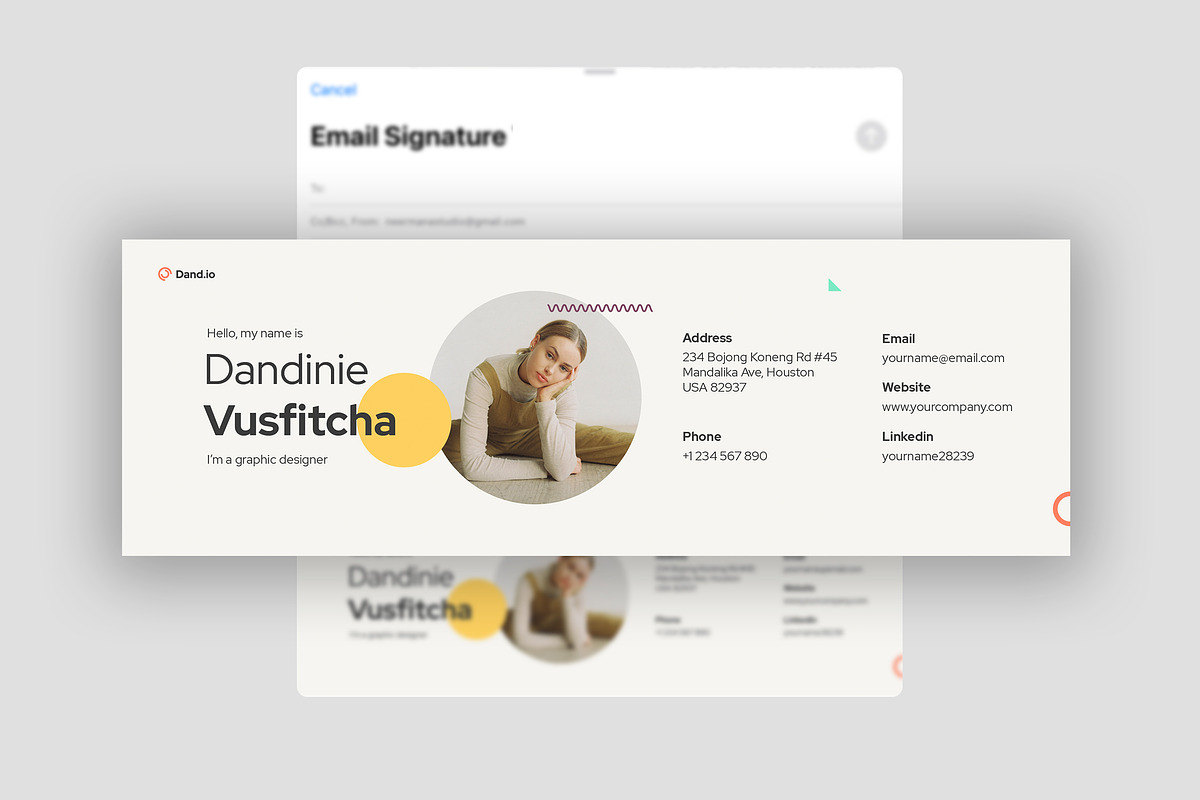 Email Signature Template, an Email Template by Neermana