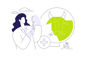 Veterinary drugs abstract concept, an Illustration by Visual Generation