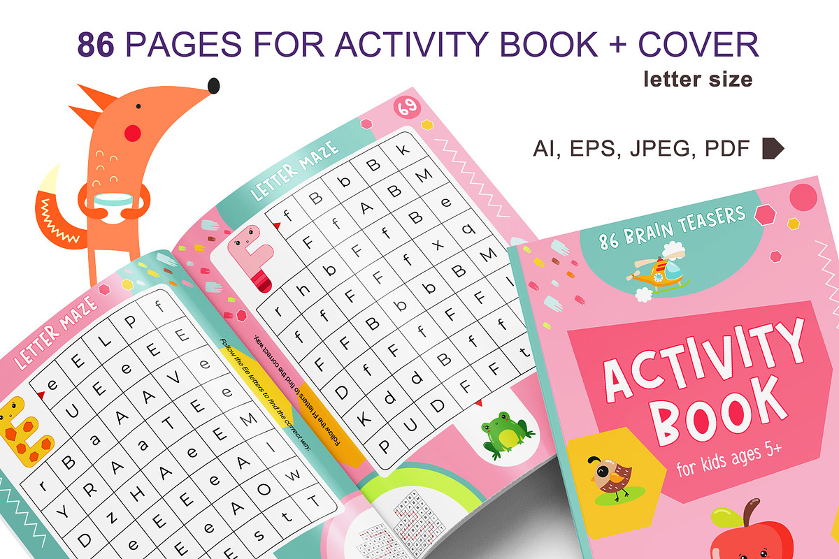 Practice Workbook for Kindergarten, an Education Illustration by Nursery Art (Photo 3 of 8)