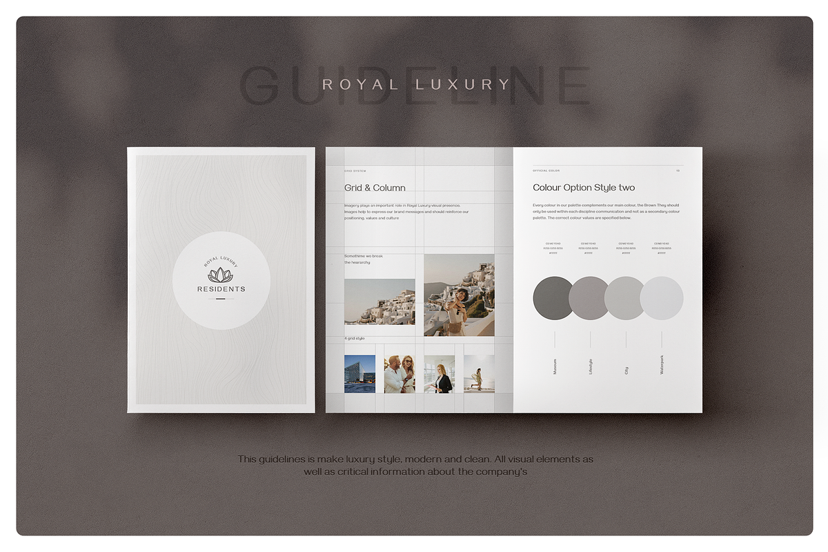 Luxury Brand Guideline Template, a Magazine Template by Proonty (Photo 1 of 4)