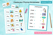 Phonics Objects Collection, an Education Illustration by Gulnara Sabirova (Thumbnail 3 of 26)