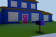 Low Poly House 1, an Architecture 3D Model by Midgardians (Thumbnail 11 of 14)
