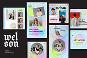 Welson - Gradient Brand Social Media, a Social Media Template by Dirtytemp Studio (Thumbnail 3 of 5)