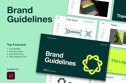 Digital Brand Guideline Presentation, a Branding & Logo Template by Templeste