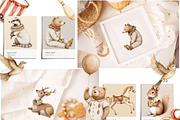 Watercolor Cute Circus Party, an Animal Illustration by JackArt (Thumbnail 6 of 6)