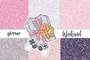 Weekend Glitter, a Texture Graphic by GlamArtZhanna (Thumbnail 1 of 3)