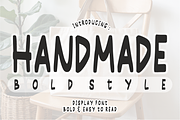 Bold Handmade - Cute Display Font, a Handwritten Font by KiddoGlyphs Studio (Thumbnail 1 of 5)