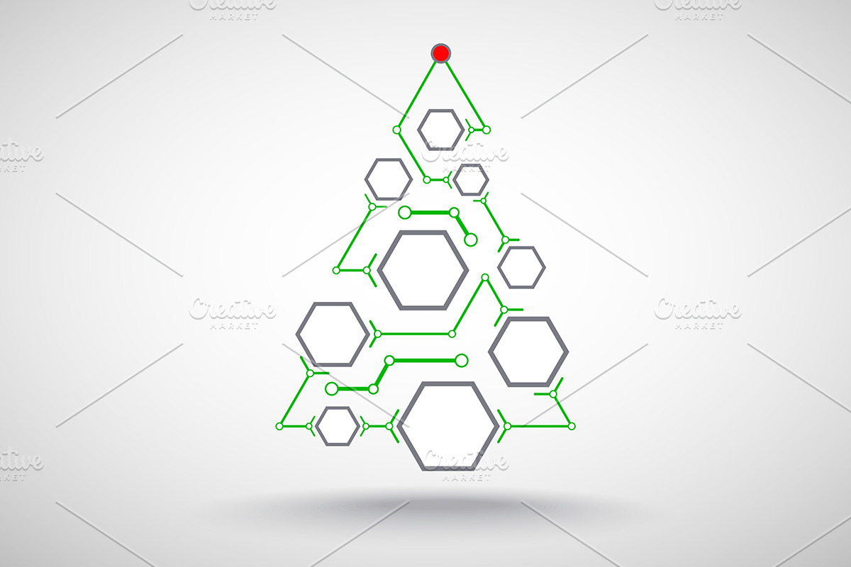christmas tree, a Technology Illustration by NickSorl Shop (Photo 2 of 2)