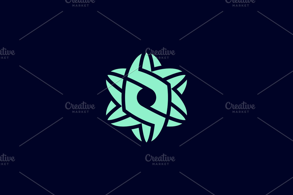 Abstract flower petal letter S logo, a Branding & Logo Template by Rasagama Studio