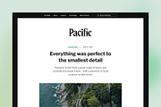Pacific: Big bold photo-blog theme, a Templates & Theme by Heybi (Thumbnail 2 of 6)