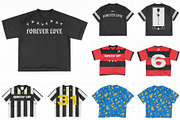Jersey V.4 - Mockup, a Shirt Mockup by DaldSgh (Thumbnail 3 of 17)