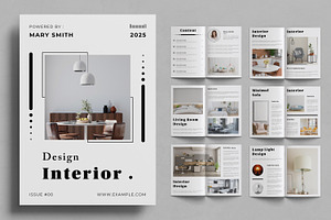 Interior Book Layout, a Magazine Template by ContestDesign