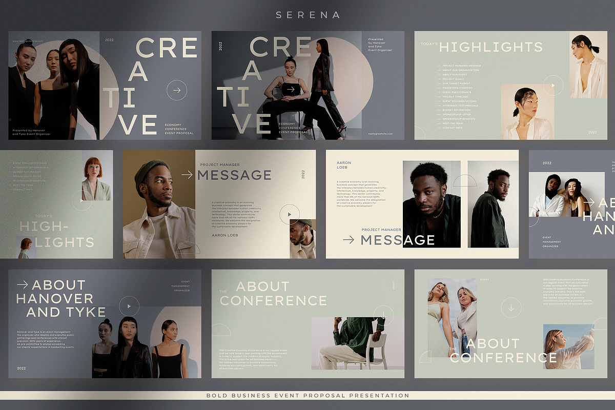 Serena Business Event Proposal Canva, a Presentation Template by peterdraw (Photo 14 of 14)