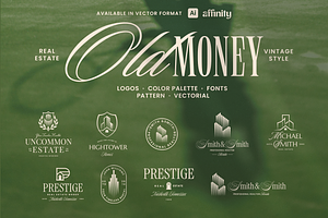 Old Money Real Estate Logo Bundle