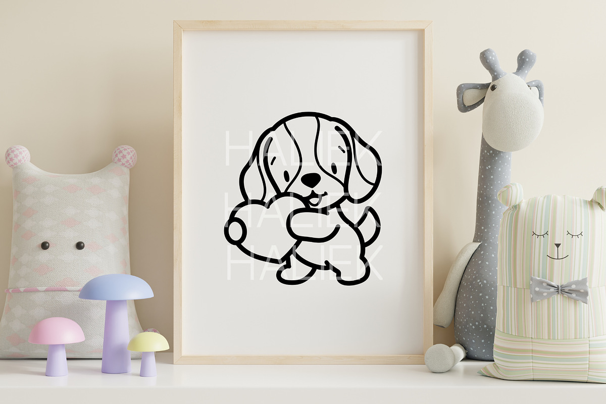 Beagle SVG Illustrations, an Animal Illustration by HalieKStudio (Photo 5 of 9)