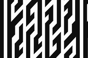 Monochrome Maze Patterns