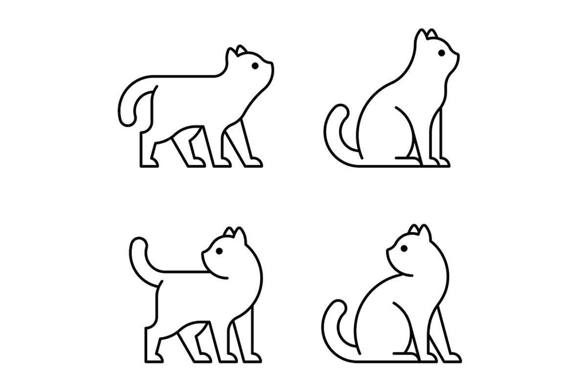 Cat Logo, a Graphic by NataliiaVolyk (Photo 2 of 6)